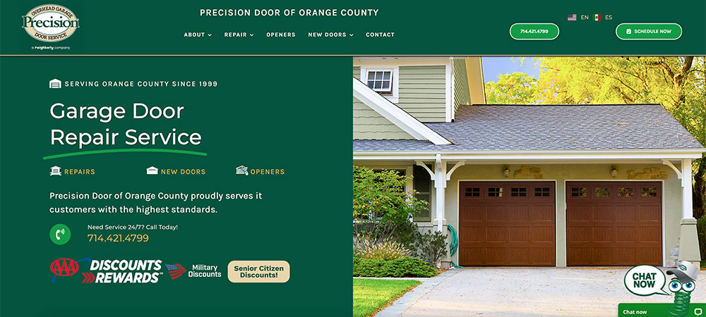 Responsive-Web-Design-Precision-Garage-Door