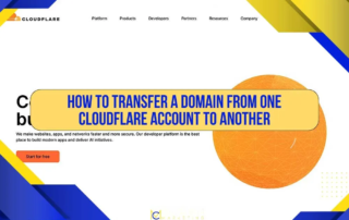 How to Transfer a Domain Between Cloudflare Accounts | Crown Marketing
