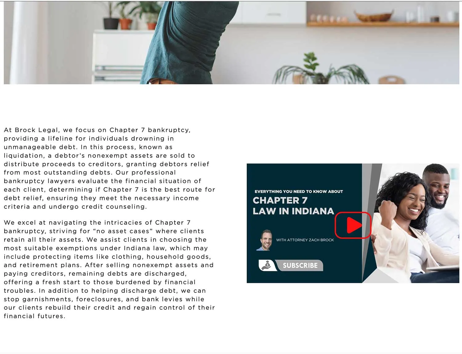 A person working at a desk with a plant and shelves in the background, alongside a promotional video about Chapter…| Crown Marketing Digital Marketing Agency Las Vegas