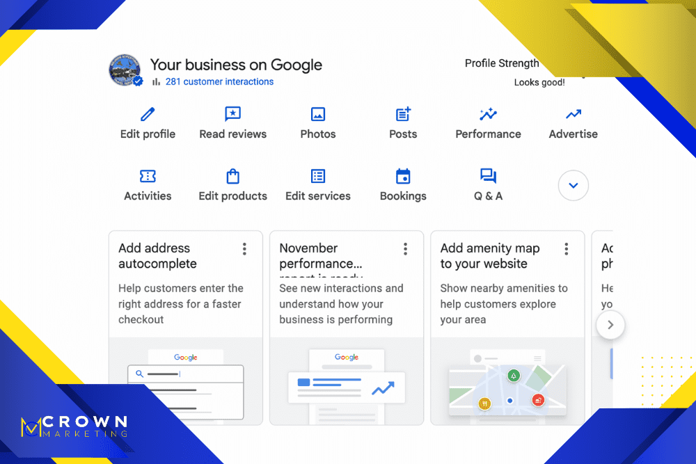 Google Business Profile management tools driving more calls by Crown Marketing, a digital marketing company