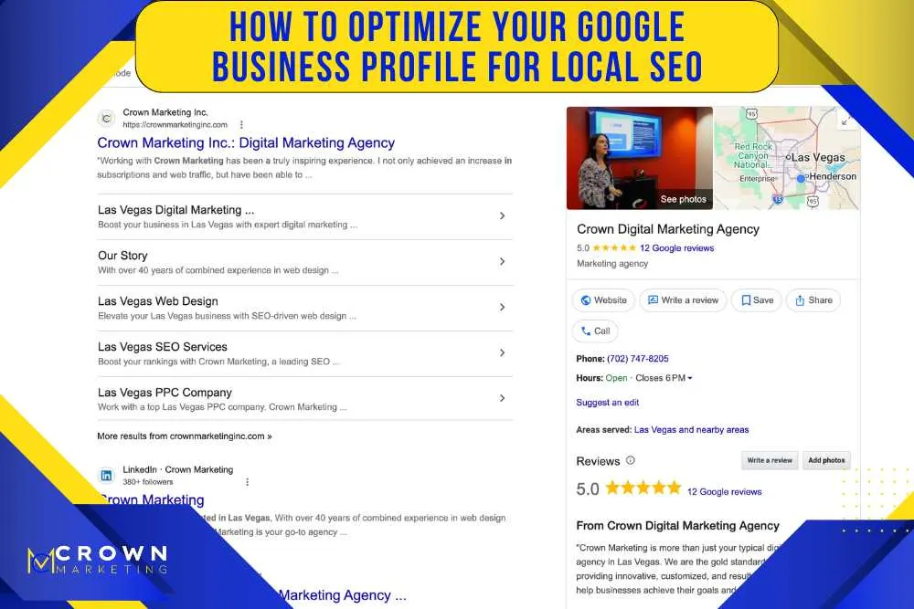 local SEO google business profile